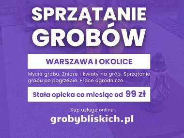 Sprzątanie grobów Warszawa - stała opieka nad grobem od 99 zł-1