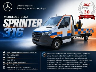 Mercedes-Benz Sprinter Mercedes-Benz Sprinter 316 CDi 7G Tronic Plus / HDS HIAB 1T-1