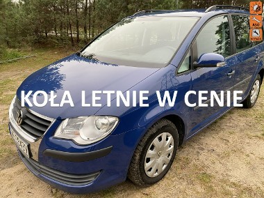 Volkswagen Touran I 1,9 TDI, 5 miejsc, po liftingu, drugie koła, hak, tempomat, isofix-1