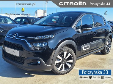 Citroen C3 III 1.2 83 MT5 wersja Max | Czarny Perla Nera | Kamera cofania-1