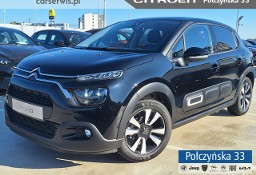 Citroen C3 III 1.2 83 MT5 wersja Max | Czarny Perla Nera | Kamera cofania