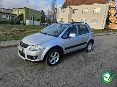 Suzuki SX4 I Zarejestrowany Zdrowy Zadbany 4x4 Klima Alu Czujniki 2 kmpl kół-1