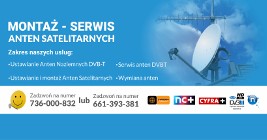 Montaż Serwis Ustawianie Instalacja Anten Satelitarnych Wola Murowana i okolice