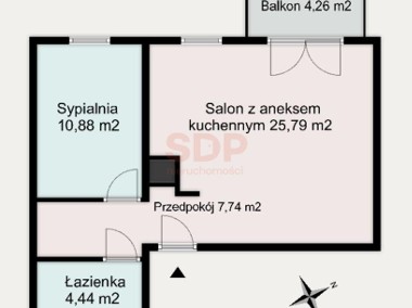 Dwa pokoje w nowej inwestycji na Krzykach-1