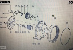 CLAAS 00 0598 935 0/Claas wieniec zębaty/Claas Xerion 3300 3800