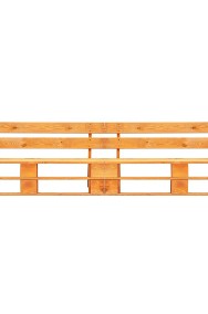 vidaXL Ogrodowa sofa 2-osobowa z palet, miodowy brąz, drewno 277449-2
