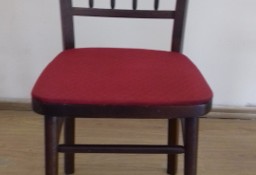Krzesło gięte drewniane z obiciem, Vintage, do sprzedania