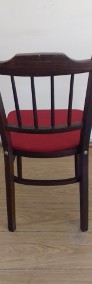 Krzesło gięte drewniane z obiciem, Vintage, do sprzedania-4