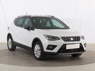 SEAT Arona , Salon Polska, Serwis ASO, Skóra, Klimatronic, Tempomat,-1