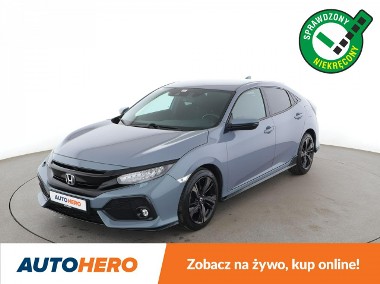 Honda Civic X Sport 182KM ks.serwisowa navi kamera grzane fotele ACC Bluetooth LED-1