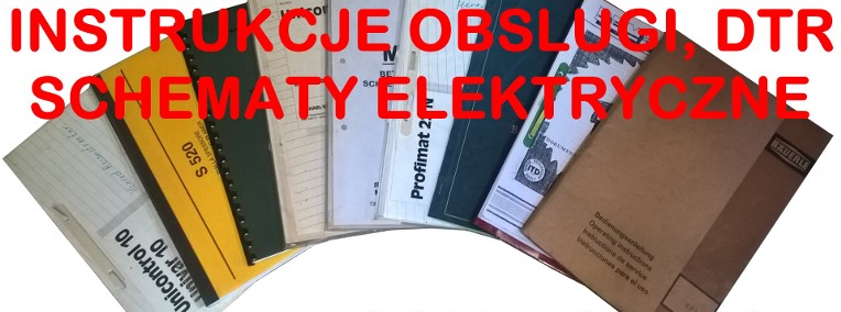 Instrukcje obsługi, dtr, katalogi części, schematy elektryczne maszyn stolarsk.-1