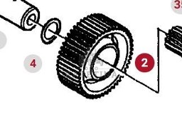 Fendt 816 818 822 824 Vario Satelita Przekładni Planetarnej 718150151310