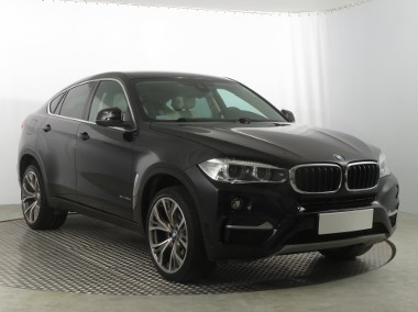 BMW X6 F16 , Salon Polska, Serwis ASO, 259 KM, Automat, Skóra, Navi,-1