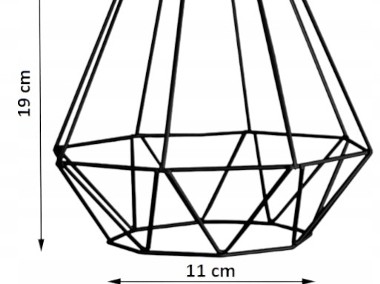 Lampa wisząca czarna Loft Oliwier-2