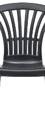 vidaXL Krzesła ogrodowe układane w stos, 45 szt., plastikowe, antracyt48820-4