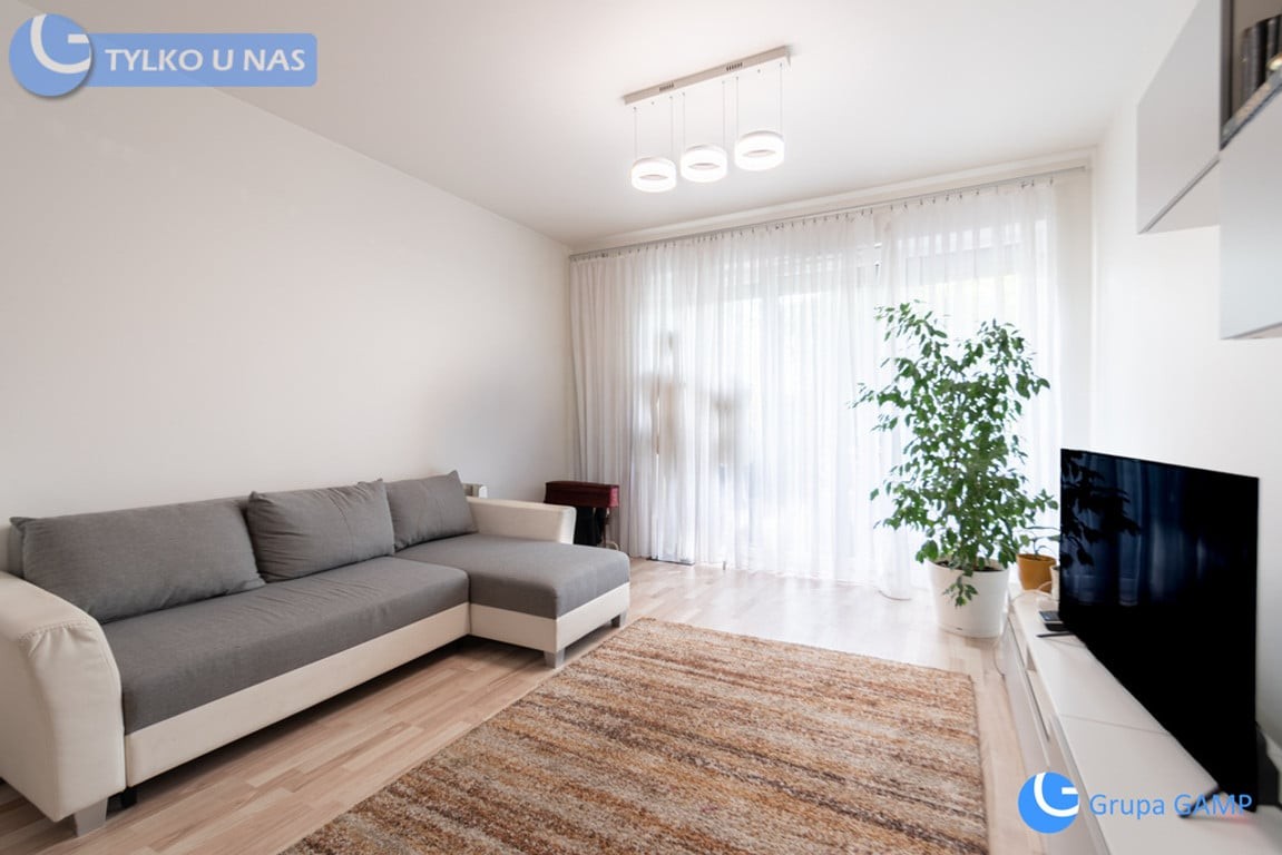 2-pok.z tarasem 46 m², *Łagiewniki* od IX, parking, małopolskie