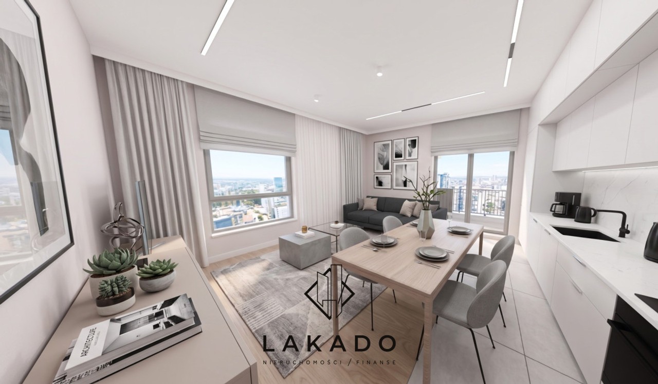 Nowe 4 pokoje (63,84 m2) z balkonem na 5. piętrze