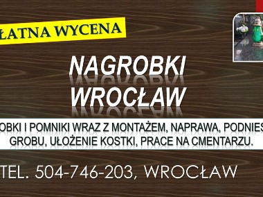 Cmentarz Osobowice, pomniki, tel. Wrocław. Zakład kamieniarski na Osobowicach   -1