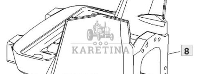John Deere 8120 8220 8320 Podpora Ramy R173810-1