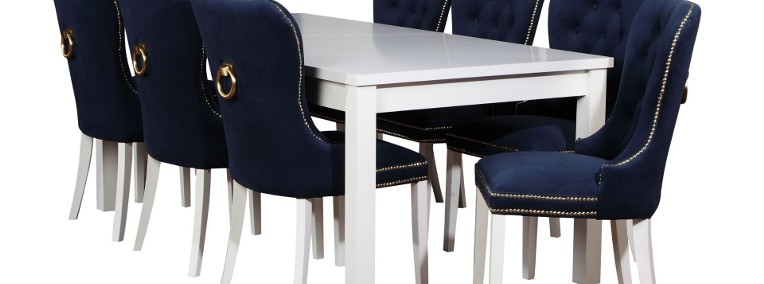 Stół i krzesła Glamour -1