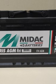Akumulator AGM 80Ah/800A MIDAC-3