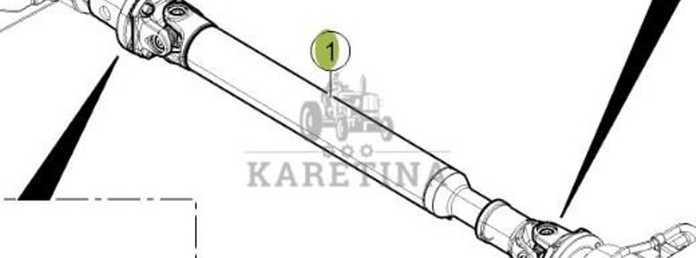 CLAAS Arion 610 660 Wałek Kardana Przegub Przeguby Wałek Łączący CZĘŚCI 0022339260 00 2233 926 0-1