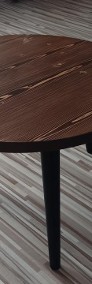 stolik kawowy 60 okrągły drewniany stół drewna B03-4