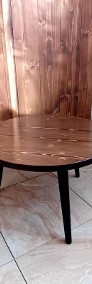 stolik kawowy 60 okrągły drewniany stół drewna B03-3