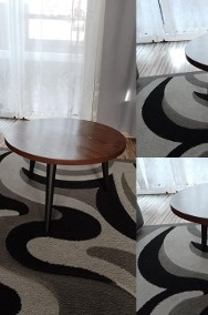 stolik kawowy 60 okrągły drewniany stół drewna B03-2