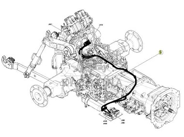 Claas Arion 550-520 650-620 - kabel wiązka elektryczna 0021500712-2