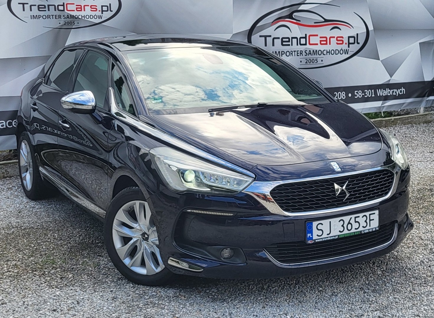 Citroen DS5 bezwypadkowy zarejestrowany