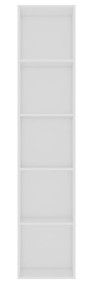 vidaXL Regał na książki, biały, 40 x 30 x 189 cm, płyta wiórowa 800954-3