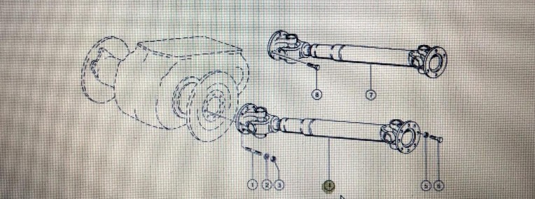CLAAS 00 0750 256 2/Claas wałek przegubowy/Claas Lexion 580 560-540-1