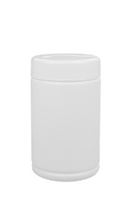 Biały pojemnik HDPE z wieczkiem Tuba plastikowa 1L 1000ml - ilości hurtowe-2