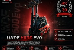 wózek widłowy wózek czołowy Linde H60D-03 / DO 6 TON / 8 WIDEŁ / SERWSIOWANY / TRÓJWIDŁOWY / PIERW
