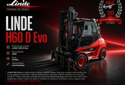 wózek widłowy wózek czołowy Linde H60D-03 / DO 6 TON / SERWSIOWANY / TRÓJWIDŁOWY