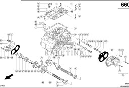 Claas Lexion 560 OBUDOWA KOŁNIERZA 0007704130 (Napęd jezdny; skrzynia biegów)