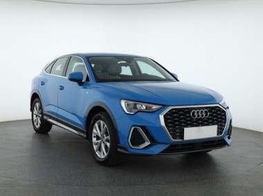 Audi Q3 II Q3 Sportback , Salon Polska, Serwis ASO, Skóra, Klimatronic, Tempoma-1