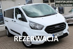 Ford Transit Custom Long 9-osobowy SalonPL FV23% Nowy Rozrząd Android Tempomat