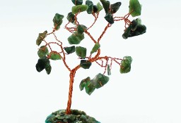 Drzewko z kamieni – Zielony Awenturyn Na Podstawie z Agatu