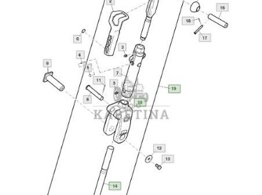John Deere 7830 Wieszak Łącze Podnośnika AR188208 RE182110 R184467 R184448-2