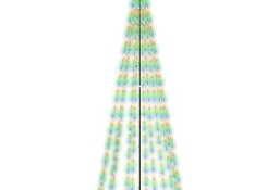 vidaXL Choinka stożkowa, 732 kolorowe LED, 160x500 cmSKU:343497*