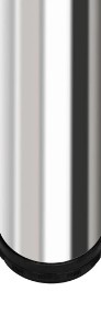 vidaXL Biały stolik barowy z 2 stalowymi nogami, MDF, wysoki połysk240818-4