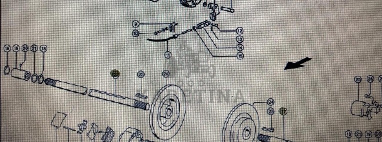 Wałek pośredni Claas Mega 370 -340 Nr katalogowy prawy 000 769 981 1 | lewy 000 769 982 1-1