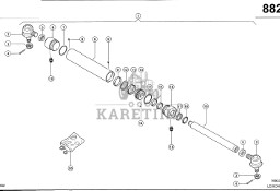 Claas Lexion 600 RURA CYLINDRA 0000418560 (Siłownik układu kierowniczego)