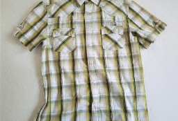 Koszula męska w kratę  L  41-42  bawełna