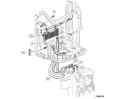 John Deere 6820 6920 6920S - chłodnica oleju AL153566