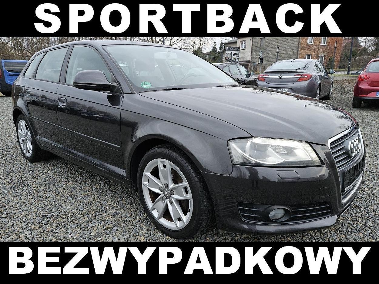 Audi A3 II (8P) 122KM SPORTBACK ZobaczFILM Super Stan XENON Serwis Bezwypadek