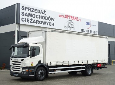 Scania P 270 Firanka Z Zsuwanym Dachem Sprowadzony Euro 4 Książka Serwisowa , Klimatyzacja ,Poduszki , Winda o udżwigu 2000KG-1