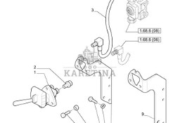 New Holland T6010 T6070 Pol wcisnij-pociagni 87692947